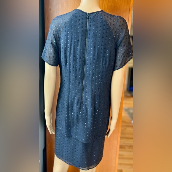 LIFE WITH BIRD Sparkling Embellished Black Silk Dress Size 2 - Picture 5 of 9